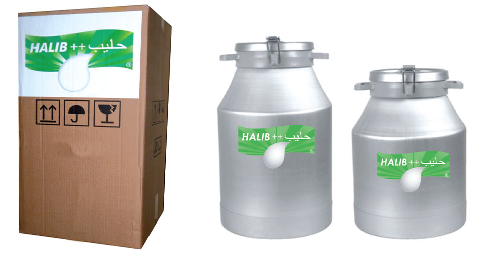 Bidon lait aluminium HALIB++